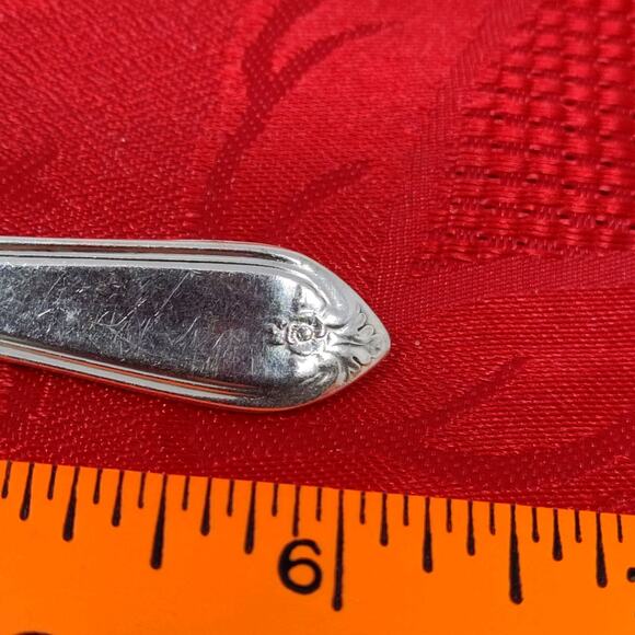 7X Tsp COTILLION Rogers Vintage Silverplate Flatware IS Teaspoons - Picture 2 of 13